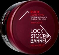 Паста для волос Lock Stock & Barrel Мастика матовая для пластичности, массы и текстуры волос Ruck Matte Putty 100 г