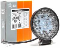 AVTOELECTRICA AE27R-9LED-28HC Фара доп-ая LIM круглая, направленный свет, 9 диодов,27W, (115х28х142) 12/24V AVTOELECTRICA AE27R-9LED-28HC