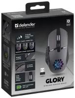 Беспроводная мышь Defender Glory GM-514, USB,6 кнопок,3200dpi, LED, черный