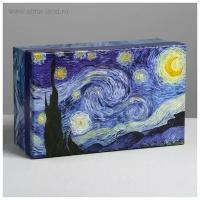 Коробка прямоугольная «Ван Гог. Звездная ночь», 20 х 12.5 х 7.5 см