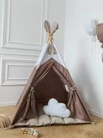 Вигвам детский с ковриком, игровой дом для детей Tipi.room