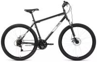 Велосипед ALTAIR MTB HT 27,5 2.0 D (27,5" 21 ск. рост. 17") 2022, черный/серебристый, RBK22AL27138
