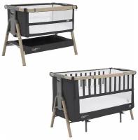 Кровать-трансформер приставная Tutti Bambini CoZee XL 120*60 см Oak/Liquorice