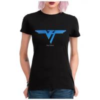 Футболка Design Heroes Van Halen Женская Черная 2XL