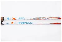 Палки для скандинавской ходьбы Finpole ECO 20% Carbon Белые 115 см