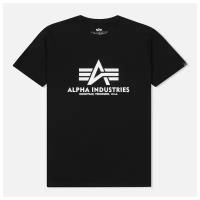 Мужская футболка ALPHA INDUSTRIES, Цвет: Черный, Размер: S