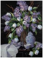 Lilacs and Lace #01529 Dimensions Набор для вышивания 30 x 41 см Гладь