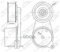 Натяжитель Приводного Ремня Infiniti Ex35/Fx37/Nissan Skyline 06- Sat арт. ST-11955-1EA0A
