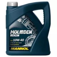 Масло моторное MANNOL molibden benzin 10W40 4л полусинтетика 1121 7505