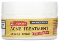 De La Cruz, Acne Treatment Ointment with 10% Sulfur, Maximum Strength