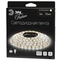 Светодиодная лента ЭРА LS5050 30LED IP20 WW 5м