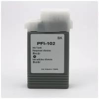Картридж PFI-102BK для Canon imagePROGRAF iPF605, iPF710, iPF750, iPF760, iPF765, iPF510, iPF500, iPF600, iPF610, iPF650, iPF700, Black, совместимый