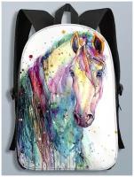 Рюкзак красочная лошадь - 1257 A3