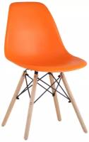 Стул дизайнерский Eames оранжевый