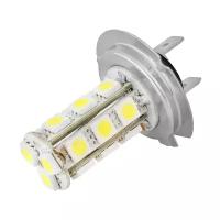 Лампа автомобильная Skyway, светодиодная, H7, 12 В, 18 SMD, набор 2 шт, S08201021