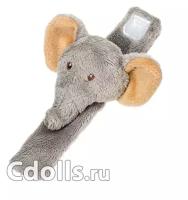Мягкая игрушка Suki Jungle Friends Ezzy Elephant Wrist Rattle (Зуки Погремушка на запястье со слоником Эззи из коллекции Друзья из джунглей)