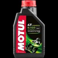 MOTUL 104074 Масло моторное 4T Motul 5100 4T 10W50 1 л 104074