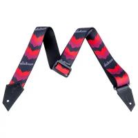 JACKSON STRAP JACKSON DBL V BLK/RED ремень красный