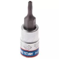 Насадка (бита) торцевая 1/4", Torx, T9, L = 37 мм, с отверстием KING TONY 203709