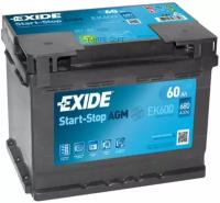 EXIDE EK600, Аккумулятор EXIDE Италия