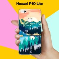 Силиконовый чехол на Huawei P10 Lite Пейзаж 11 / для Хуавей П10 Лайт