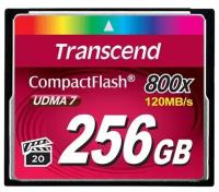 Карта памяти Transcend CF 256GB 800X R120/W60MB/s (TS256GCF800)