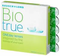 Контактные линзы Bausch & Lomb Biotrue ONEday, 90 шт., R 8,6, D -5,25