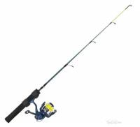 Зимняя удочка с катушкой Rapala и намотанной леской Sufix SquallIce Combo 28"/71cm Medium