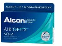 Контактная линза: Air Optix Aqua (1уп=6шт) R:=8.6 D:=-03,50