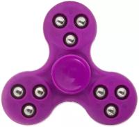 Спиннер пластик мульти фиолетовый Roller ball Fidget Spinner- violet Color PACK 9х9x1,1 см