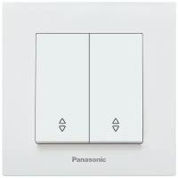 Переключатель PANASONIC Karre Plus скрыт. 2кл. IP20 белый (упак.:1шт) (WKTC00112WH-RU)