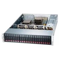 Сервер Supermicro SuperStorage 2029P-E1CR24L без процессора/без ОЗУ/без накопителей/2 x 1200 Вт/LAN 10 Гбит/c