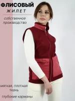 Жилет Polar Kit, размер 46-48, бордовый