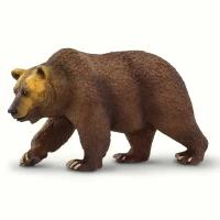Фигурка животного бурового медведя Safari Ltd Гризли XL, для детей, игрушка коллекционная, 100274