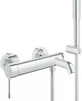 Смеситель для ванны GROHE Essence с душевым гарнитуром, хром (33628001)