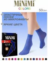 Носки MiNiMi, 50 den, 2 пары, размер 0 (UNI), синий