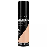 GOSH Тональный крем Dextreme Full Coverage Foundation, 30 мл, оттенок: 006 honey