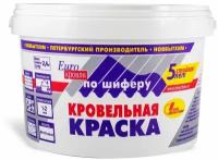 Кровельная краска по шиферу 2,4 кг Зеленый