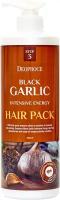 DEOPROCE BLACK GARLIC INTENSIVE ENERGY HAIR PACK Тонизирующая маска для волос с экстрактом чёрного чеснока