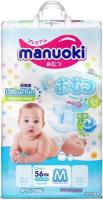 Подгузники Manuoki Ultrathin M 6-11 кг 56 шт JPM 006