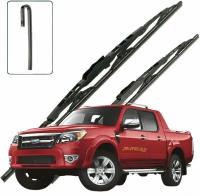 Дворники Ford Ranger (3) T6 Форд Рейнджер пикап 2011 2012 2013 2014 2015 Щетки стеклоочистителя каркасные для автомобиля 600-400 2шт