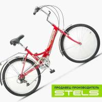 Велосипед STELS Складной Pilot-750 24" Z010 14" Красный цвет