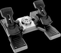 Авиа-педали Logitech Flight Rudder Pedals (945-000005) проводной черный Виброотдача