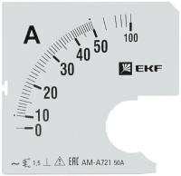 Шкала сменная для A721 50-5А-1,5 EKF PROxima