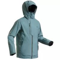 Куртка горнолыжная для фрирайда мужская хаки JKT SKI FR100, размер: S, цвет: Зеленый WEDZE Х Декатлон