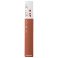 Maybelline New York Super Stay Matte Ink жидкая помада для губ суперстойкая матовая, оттенок 75, Fighter