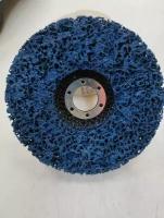 Диск Коралловый Зачистной 125мм круг шлифовальный для УШМ Грубый Синий