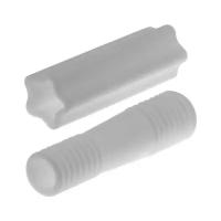 Колпачки защитные для инструментов силиконовые цветные Микс, 2шт, 01 Белые, Irisk Professional, А195-02, 4680379163962