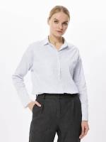 Рубашка женская KATHARINA KROSS KK-B-0004V-белый принт2, Прямой силуэт / Сlassic fit, цвет Белый, размер 58