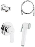 Смеситель Grohe BauEdge 124897, белая луна хром